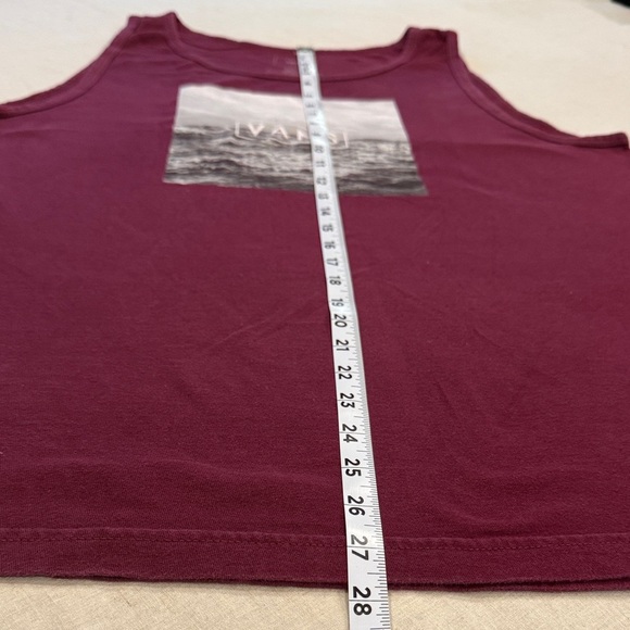 Vans Men's Burgundy Tank Top size large - Picture 6 of 9